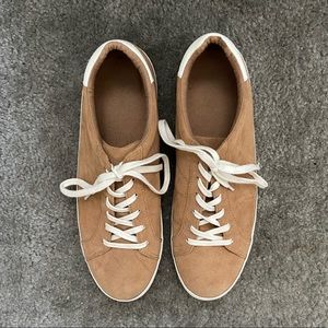 Faux Suede Low Top Sneaker
